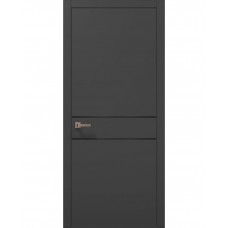 Двері Папа Карло PLATO PL-07 Темно сірий супермат, кромка АВС
