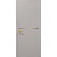Двері Папа Карло PLATO PL-07 Світло сірий супермат, кромка АВС