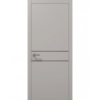 Двері Папа Карло PLATO PL-07 Світло сірий супермат, кромка АВС