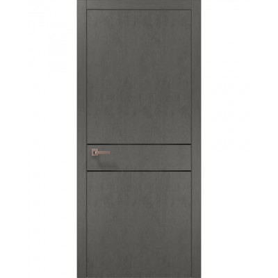 Двери Папа Карло PLATO PL-07 Бетон серый, кромка АВС