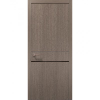 Двері Папа Карло PLATO PL-07 Дуб сірий, кромка АВС