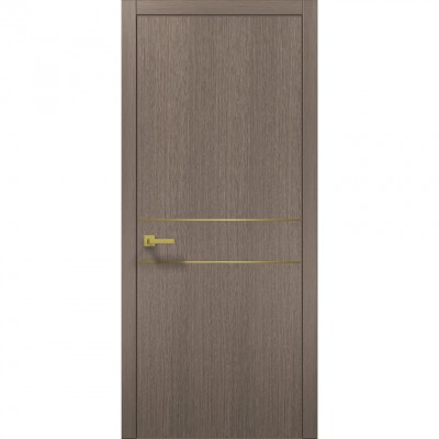 Двері Папа Карло PLATO PL-07 Дуб сірий, кромка АВС