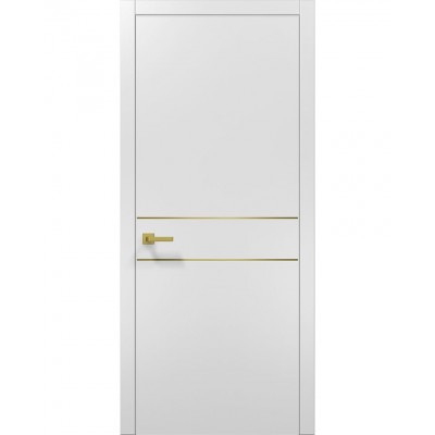 Двері Папа Карло PLATO PL-07 Білий матовий, кромка АВС