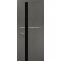 Двері Папа Карло PLATO PL-08 Бетон сірий, кромка АВС