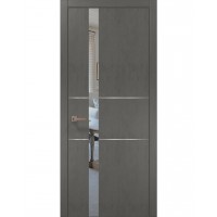Двері Папа Карло PLATO PL-08 Бетон сірий, кромка АВС