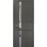 Двері Папа Карло PLATO PL-08 Бетон сірий, кромка АВС