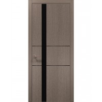 Двері Папа Карло PLATO PL-08 Дуб сірий, кромка АВС