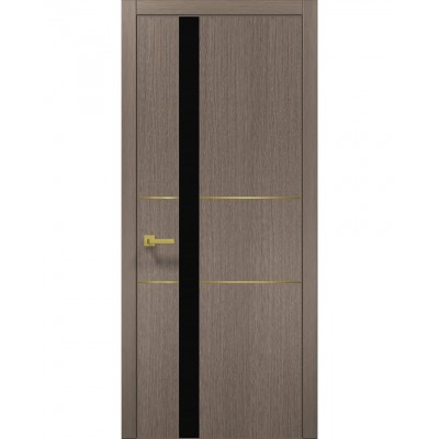 Двері Папа Карло PLATO PL-08 Дуб сірий, кромка АВС