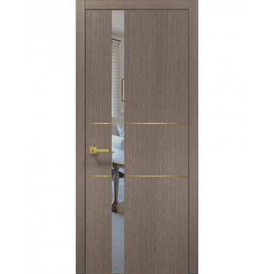Двері Папа Карло PLATO PL-08 Дуб сірий, кромка АВС