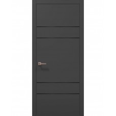Двері Папа Карло PLATO PL-09 Темно сірий супермат, кромка АВС