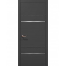 Двері Папа Карло PLATO PL-09 Темно сірий супермат, кромка АВС