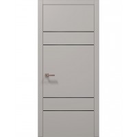 Двери Папа Карло PLATO PL-09 Светло серый супермат, кромка АВС