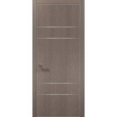 Двері Папа Карло PLATO PL-09 Дуб сірий, кромка АВС