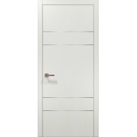 Двери Папа Карло PLATO PL-09 Ясень белый, кромка алюминий серебро
