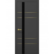 Двері Папа Карло PLATO PL-10 Темно сірий супермат, кромка АВС