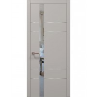 Двери Папа Карло PLATO PL-10 Светло серый супермат, кромка АВС