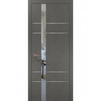 Двері Папа Карло PLATO PL-10 Бетон сірий, кромка АВС