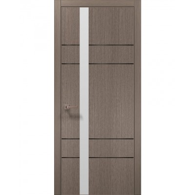 Двері Папа Карло PLATO PL-10 Дуб сірий, кромка АВС