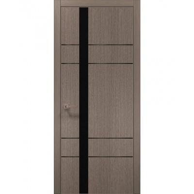 Двері Папа Карло PLATO PL-10 Дуб сірий, кромка АВС