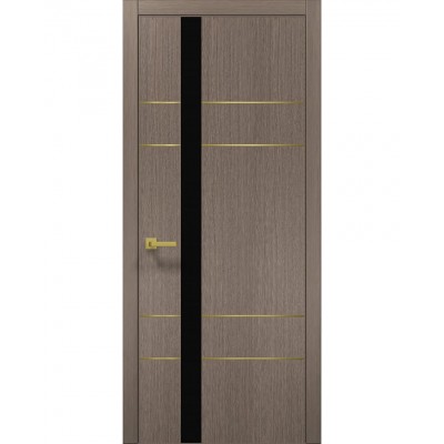 Двері Папа Карло PLATO PL-10 Дуб сірий, кромка АВС