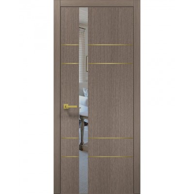 Двері Папа Карло PLATO PL-10 Дуб сірий, кромка АВС