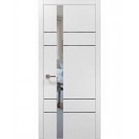 Двері Папа Карло PLATO PL-10 Білий матовий, кромка АВС