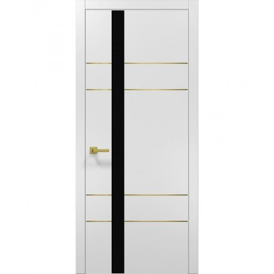 Двері Папа Карло PLATO PL-10 Білий матовий, кромка АВС