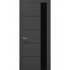 Двері Папа Карло PLATO PL-11 Темно сірий супермат, кромка АВС