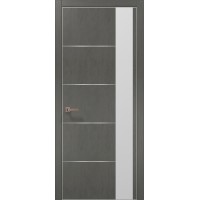 Двері Папа Карло PLATO PL-11 Бетон сірий, кромка АВС
