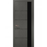 Двері Папа Карло PLATO PL-11 Бетон сірий, кромка АВС