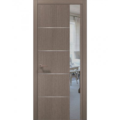 Двері Папа Карло PLATO PL-11 Дуб сірий, кромка АВС