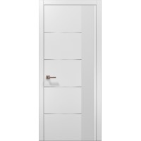 Двері Папа Карло PLATO PL-11 Білий матовий, кромка АВС