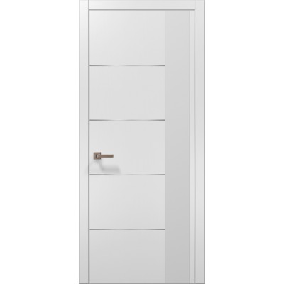 Двері Папа Карло PLATO PL-11 Білий матовий, кромка АВС