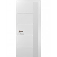 Двері Папа Карло PLATO PL-11 Білий матовий, кромка АВС