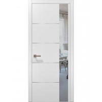 Двері Папа Карло PLATO PL-11 Білий матовий, кромка АВС