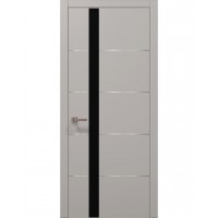 Двери Папа Карло PLATO PL-12 Светло серый супермат, кромка АВС