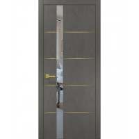 Двери Папа Карло PLATO PL-12 Бетон серый, кромка АВС