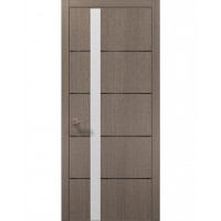 Двері Папа Карло PLATO PL-12 Дуб сірий, кромка АВС