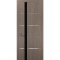 Двері Папа Карло PLATO PL-12 Дуб сірий, кромка АВС