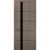 Двері Папа Карло PLATO PL-12 Дуб сірий, кромка АВС