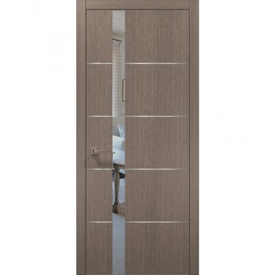 Двері Папа Карло PLATO PL-12 Дуб сірий, кромка АВС