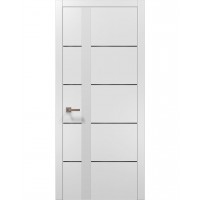 Двері Папа Карло PLATO PL-12 Білий матовий, кромка АВС