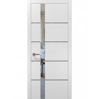 Двері Папа Карло PLATO PL-12 Білий матовий, кромка АВС