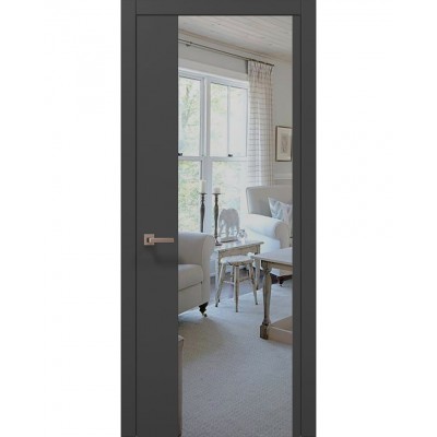 Двері Папа Карло PLATO PL-13 Темно сірий супермат, кромка АВС