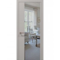 Двери Папа Карло PLATO PL-13 Светло серый супермат, кромка АВС