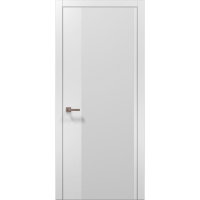 Двері Папа Карло PLATO PL-13 Білий матовий, кромка АВС