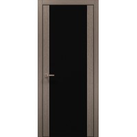 Двери Папа Карло PLATO PL-14 Дуб серый, кромка алюминий черный