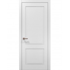 Двері Папа Карло STYLE ST-02 Білий матовий, кромка алюміній сірий