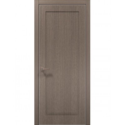 Двері Папа Карло STYLE ST-01 Дуб сірий, кромка алюміній сірий