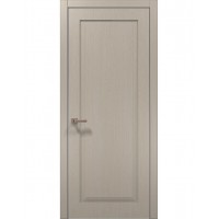 Двері Папа Карло STYLE ST-01 Дуб кремовий, кромка алюміній сірий